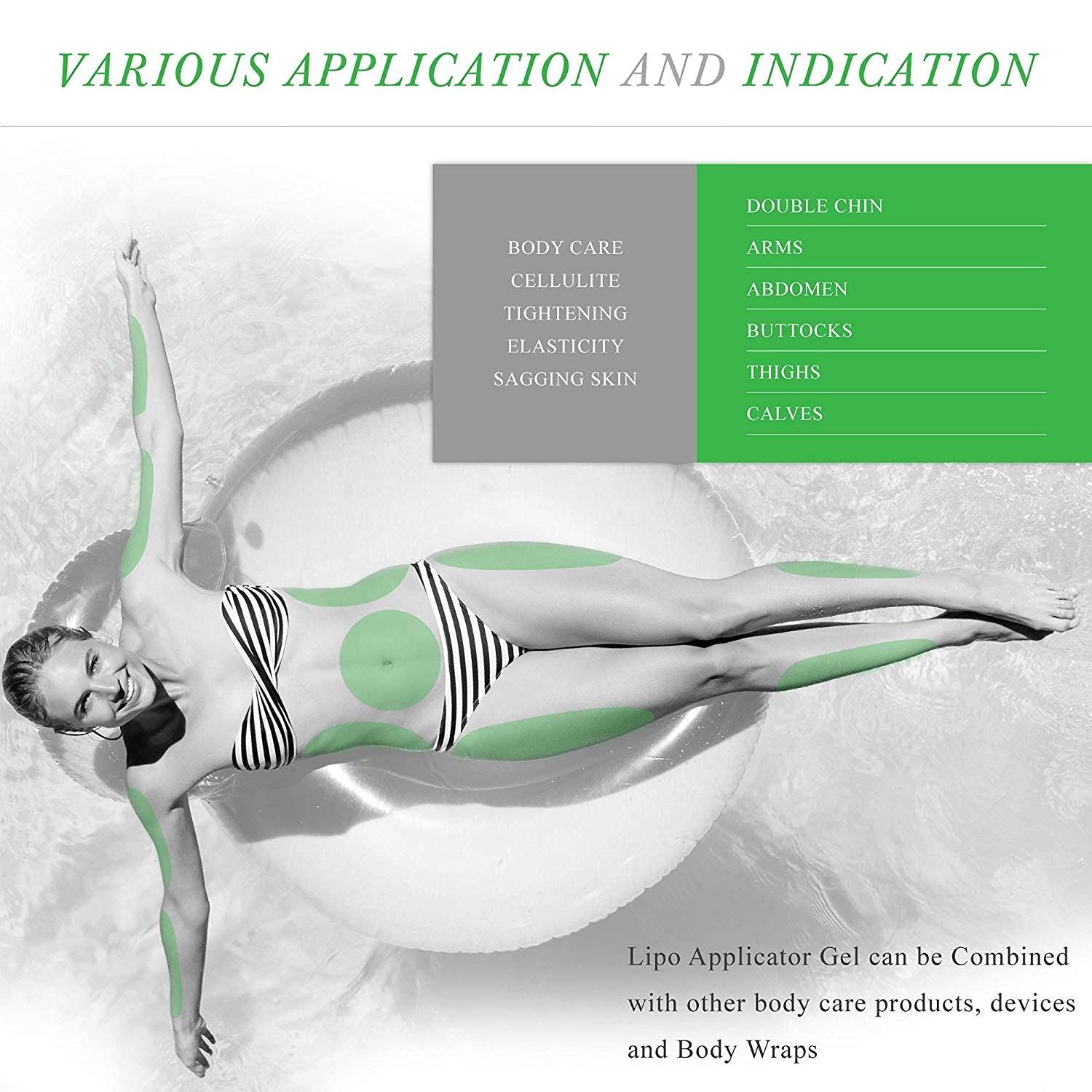Ultimate Defining Body Gel Applicator Lipo Gel Cream it Works For Firming Toning Contouring - 150 Ml-Velvo Beauty