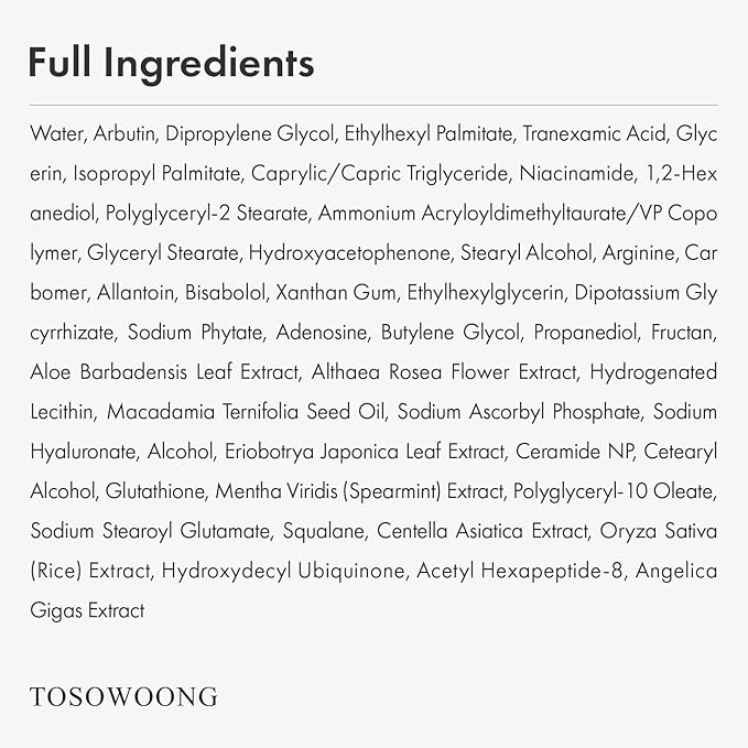 Arbutin 7% + Tranexamic Acid 4% Cream, 70,000ppm Arbutin, 40,000ppm TXA, Niacinamide, Glutathione, Dark Spots, Freckle, Blemishes, Pigmentation, Korean Skin Care, 50ml, 1.69 fl.oz.-Velvo Beauty