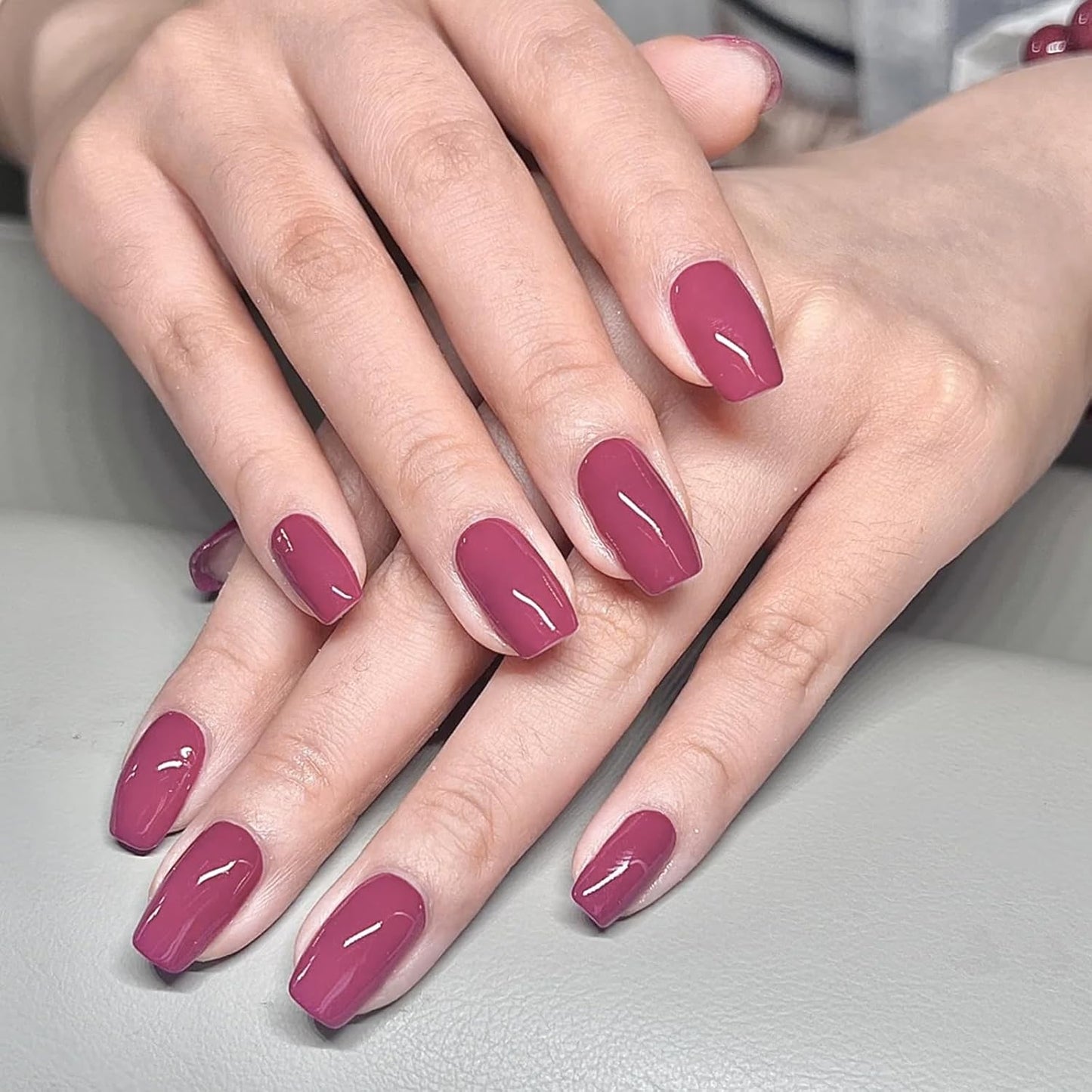 Major Dijit Quick Dry Nail Polish Dark Pink Summer Nail Lacquer for Nail Art Regular Nail Polish 0.41 fl oz.-Velvo Beauty