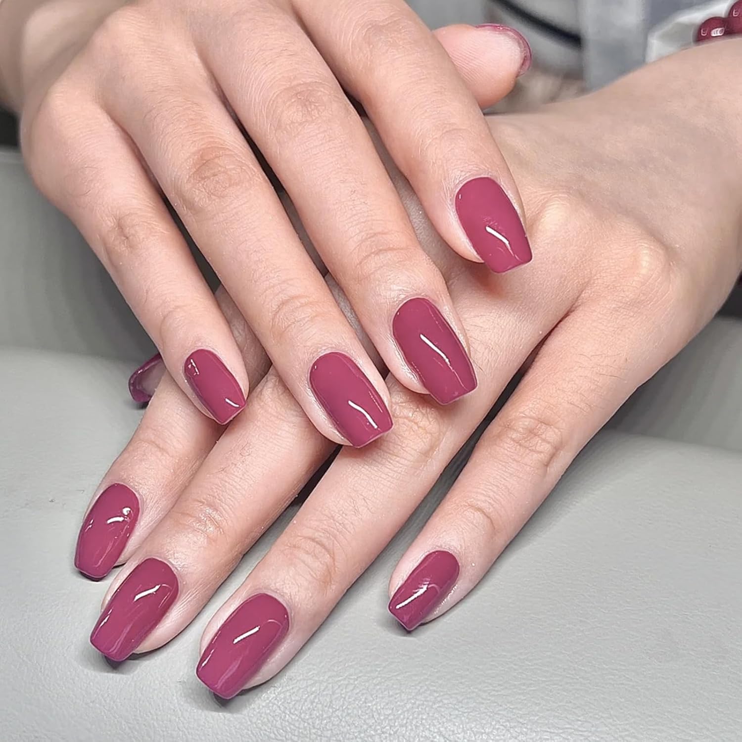 Major Dijit Quick Dry Nail Polish Dark Pink Summer Nail Lacquer for Nail Art Regular Nail Polish 0.41 fl oz.-Velvo Beauty