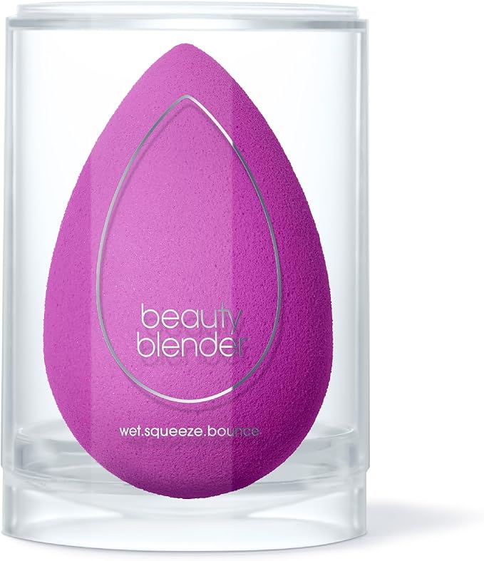 Beautyblender® | Amethyst Beauty Blender Makeup Sponge, Super-Soft Foam Easily Blends Foundations, Powders & Creams, Made in USA, Reusable, Washable, Streak Free Application, Vegan, Cruelty Free-Velvo Beauty