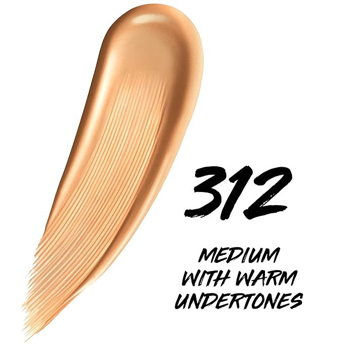 Maybelline Super Stay Up to 24HR Skin Tint, Radiant Light-to-Medium Coverage Foundation, Makeup Infused With Vitamin C, 312, 1 Count-Velvo Beauty