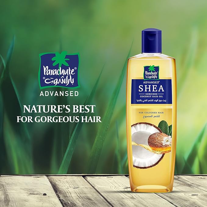 Parachute Advansed Shea Hair Oil| Moisturising Hair Oil |Nourishes Hair| For Frizz- Free, Soft & Shiny Hair| No Silicones & Parabens |6.7 fl.oz-Velvo Beauty