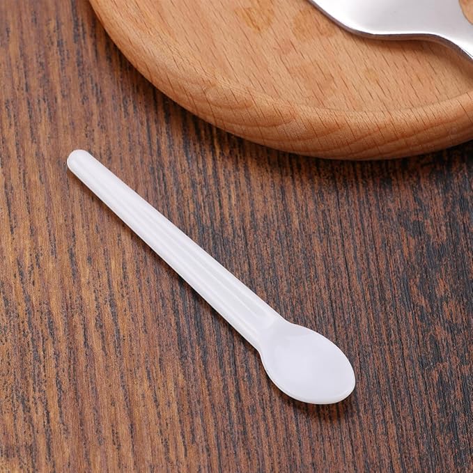 100pcs Makeup Scoop Cosmetic Scoop Face Cream Spatula Face Cream Scoop Face Mask Scoop Cosmetic Spatula Makeup Spoon-Velvo Beauty