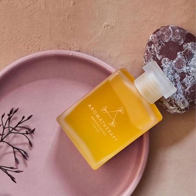 Aromatherapy Associates Inner Strength Bath and Shower Oil, Natural Body Oil to Uplift Mind, Body and Spirit, Made with 3 Essential Oils (1.86 oz)-Velvo Beauty