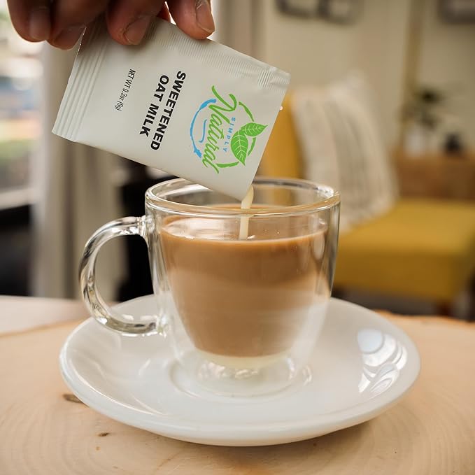 Simply Natural Sweetened Condensed Milk Creamer Single-Serve 9 grams sachet, All Natural Coffee/Tea Creamer (70 sachets bag, Milk Flavor)-Velvo Beauty