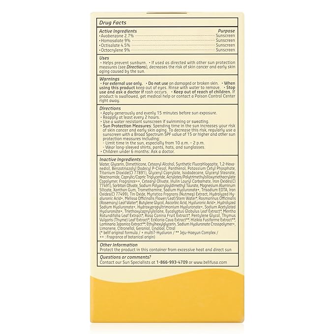 belif Dew Guard Vitamin C Glow Tint SPF 40 - Niacinamide, Hyaluronic Acid, Glow Booster + Serum + UVA/UVB Protection, Korean Tinted Mositurizer, 1.69 fl. oz-Velvo Beauty