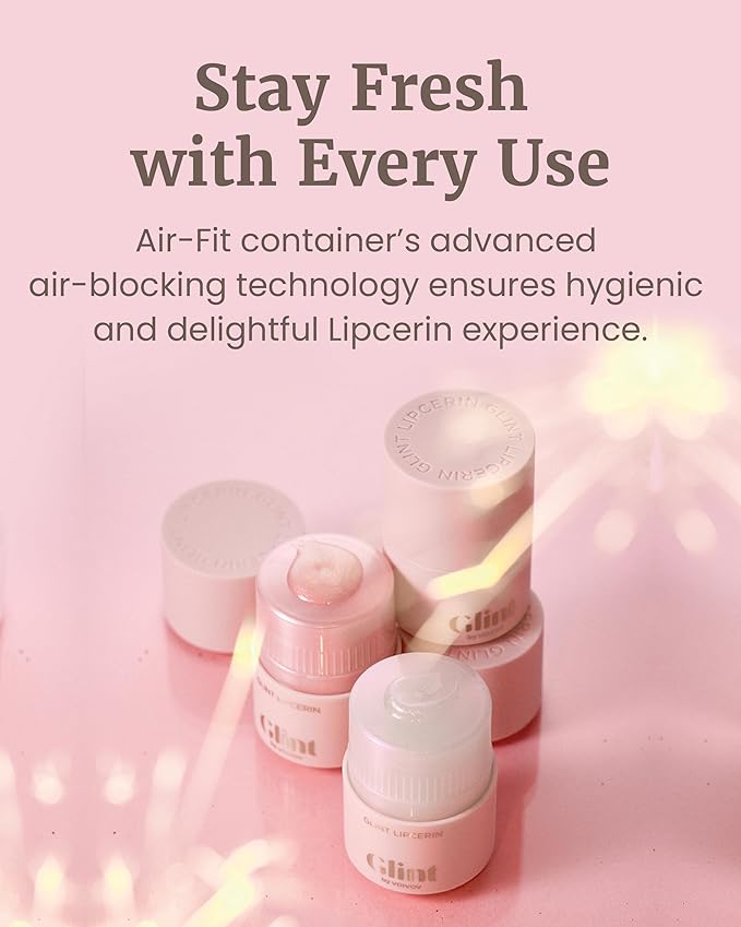 Glint Lipcerin (Star Bouquet, 0.5fl oz) - Long Lasting Hydrating lip gloss with Shea Butter for a Natural Looking, Korean Skin care. Ideal for Chapped, Dry, Cracked, or Damaged Lips.-Velvo Beauty
