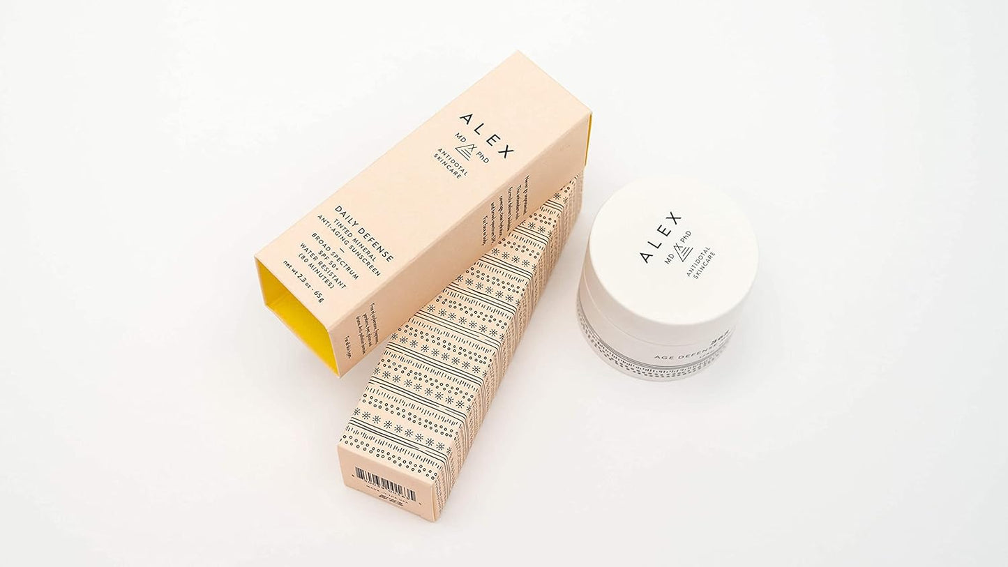 365 Age Defense Anti-Aging Anti-Pollution Moisturizer with Patented Marine Algae Extract + Hyaluronic Acid + Niacinamide | Free of Fragrances, Parabens, Oil, Dyes and Gluten | 1.7 Fl oz-Velvo Beauty