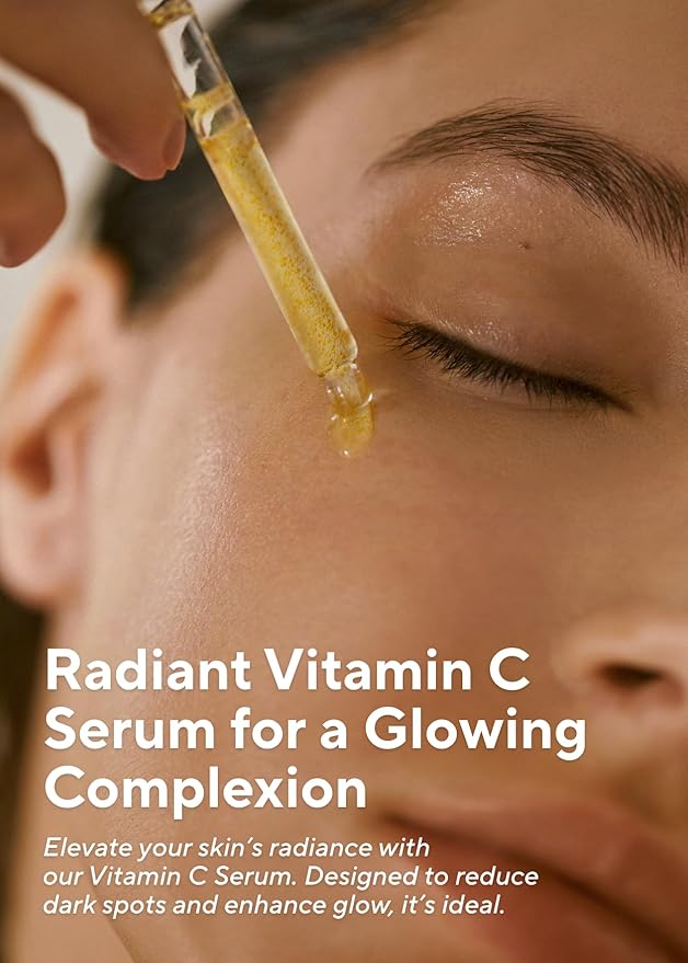 AROMATICA Glow Vita C Toning Serum Orange & Neroli 30ml/1.01 fl. oz - Orange Vitamin C Serum for Face with Hyaluronic Acid For Sensitive Skin-Velvo Beauty