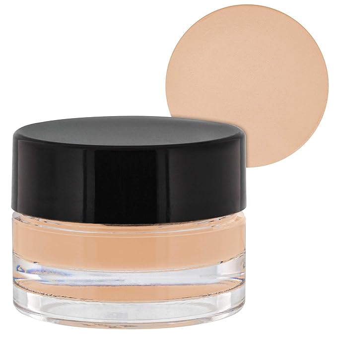 Belloccio High Definition Fair Shade Makeup Concealer 5 gram Jar - Conceal Imperfections, Hide Blemishes, Dark Under Eye Circles, Cosmetic Cream - Use Under Airbrush Foundation-Velvo Beauty