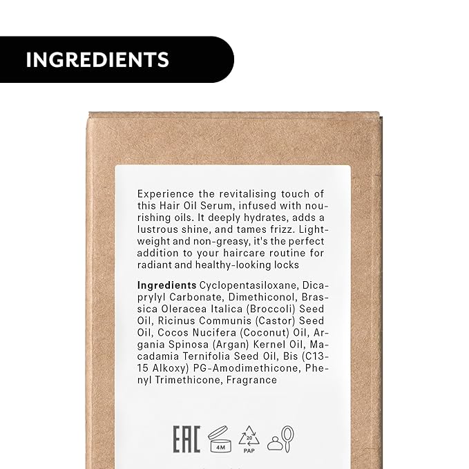 The Act Hair Oil for Dry & Frizzy Hair – Leave-In Lightweight Treatment with Argan, Coconut & Castor Oil – Non-Greasy Finish – 1.69 fl oz-Velvo Beauty