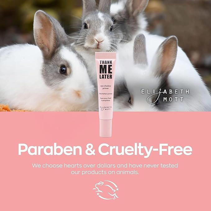 Elizabeth Mott Thank Me Later Eye Primer - Long-Lasting, Eyeshadow Primer Base for Oily Lids & Crease-Free Wear - Smudge-Proof, Lightweight, Cruelty-Free - 10g-Velvo Beauty