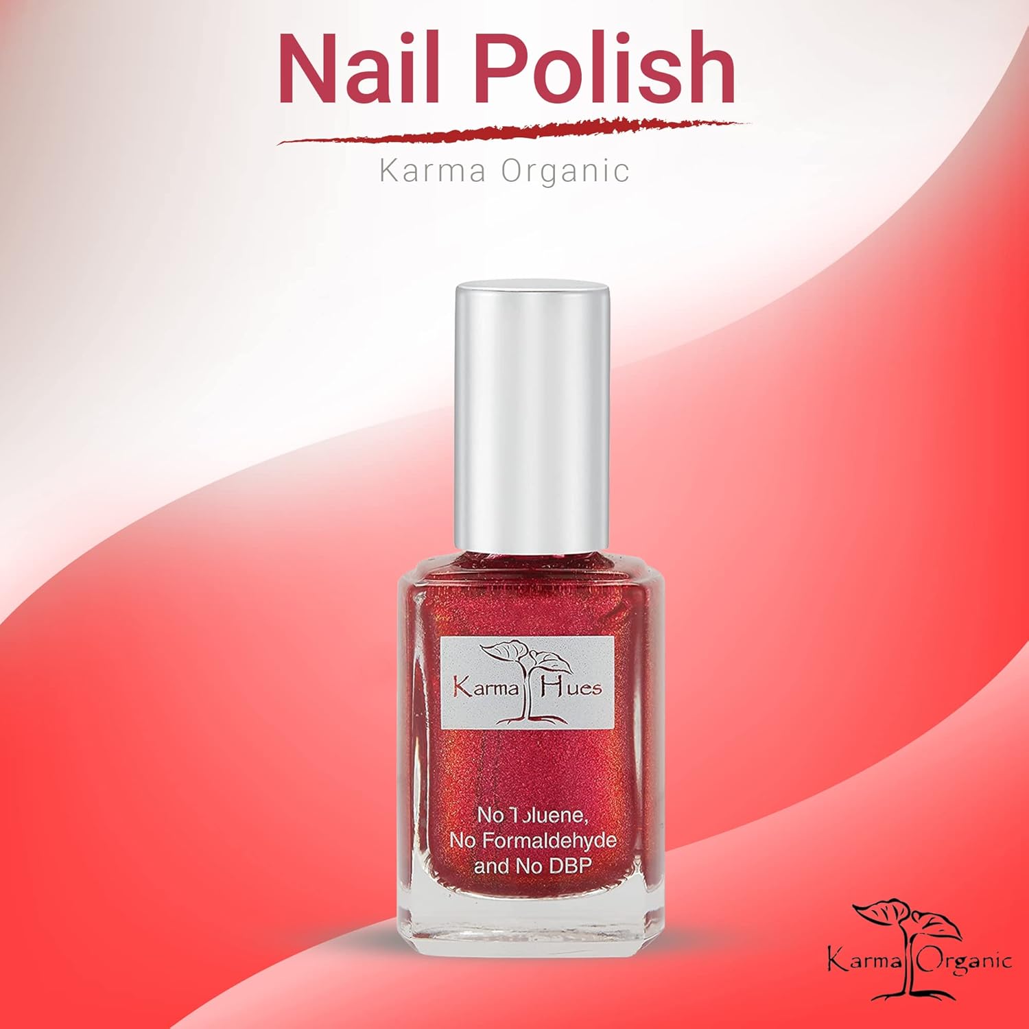 Karma Organic Natural Nail Polish-Non-Toxic Nail Art, Vegan and Cruelty-Free Nail Paint (West Palm)-Velvo Beauty
