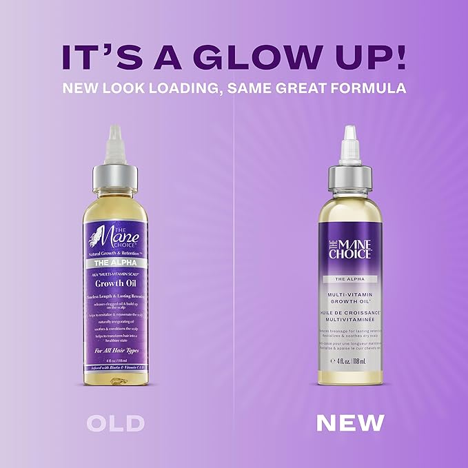 The Mane Choice Alpha Multi-Vitamin Scalp Nourishing Hair Growth Oil, Helps Stimulate, Revitalize & Soothe, Scalp Oil with Biotin, & Vitamin C, 4 oz, Pack of 2-Velvo Beauty