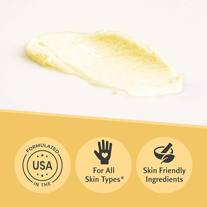 Exfoliating Turmeric Scrub and Skin Exfoliator with Collagen and Coconut Oil, Gently Exfoliates Face, Body, Hands, and Feet, Moisturizing Skincare, 16 oz by M3 Naturals-Velvo Beauty