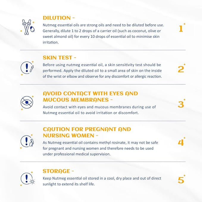 HIQILI Nutmeg Essential Oil 3.38 Fl Oz, Pure Natural Nutmeg Oil for Aromatherapy, Diffuser - 100ml-Velvo Beauty