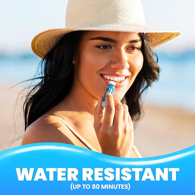 Rubber Ducky | Lip Sunscreen, Lip Balm with SPF 44, Waterproof Sunscreen Lip Balm | Vegan, Untinted, Mint Flavor, with Vitamin E | All Season - Broad Spectrum Sunscreen for Lips-Velvo Beauty