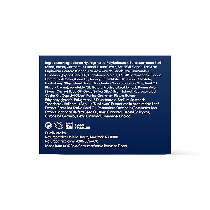 Naturopathica Sweet Cherry Conditioning Lip Butter, Natural Lip Treatment for Soft, Full Lips, 0.5 fl oz-Velvo Beauty