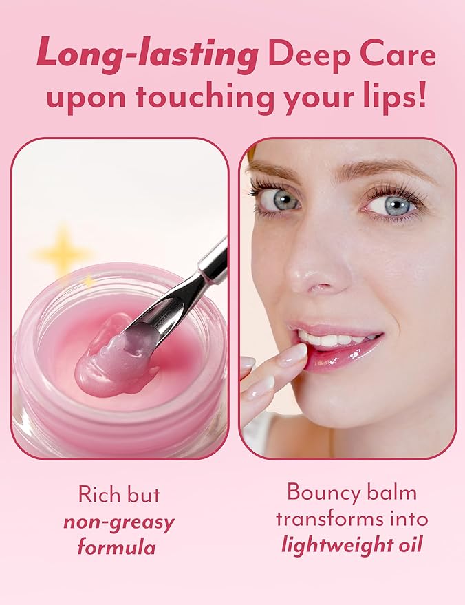 SelfBeauty Lip Mask - Kakadu Plum, Vegan Lip Balm, Daily Lip Moisturizer, Overnight Hydrating Lip Treatment with Vitamin C, Lip Scrub Exfoliator Intensive Lip Repair, 0.51fl.oz-Velvo Beauty