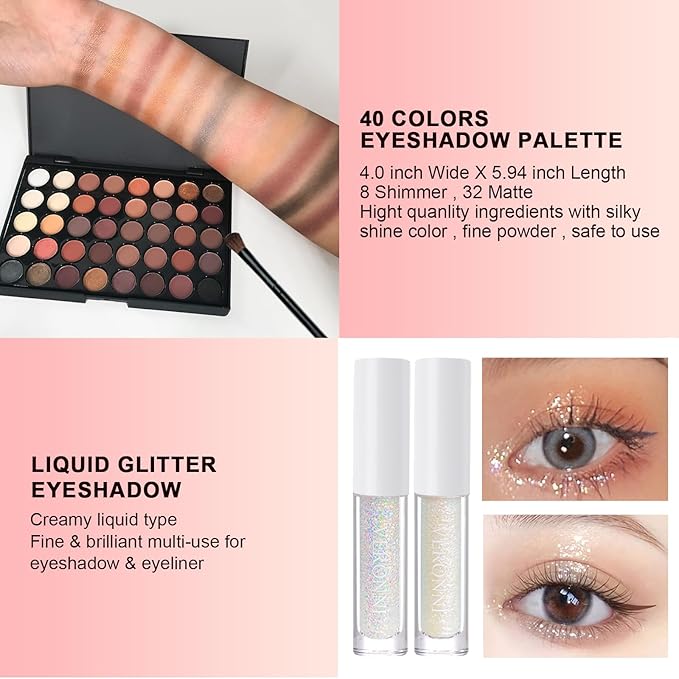 VERONNI Makeup Set,All In One Makeup Kit for Women Full Kit,Multipurpose Women's Makeup Sets,Beginners and Professionals Alike,Easy to Carry (Kit 011 (22pcs))-Velvo Beauty