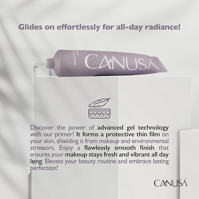 Clear Makeup Primer - Pore Minimizing & Mattifying,Long Lasting Base for Oily/Sensitive Skin - Clear Translucent Finish, Moisturizes & Primes -Cruelty Free US (1.02 Fl Oz / 30ml.)-Velvo Beauty