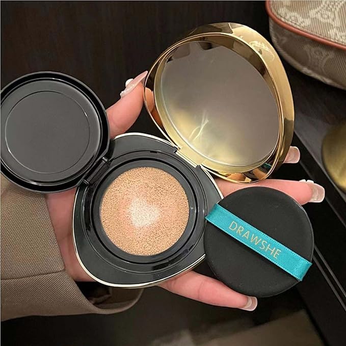 Full Coverage Foundation Air Cushion CC Cream Concealer Moisturizing Nourishing Natural Long-Lasting Even Skin Tone For All Skin Types-Velvo Beauty