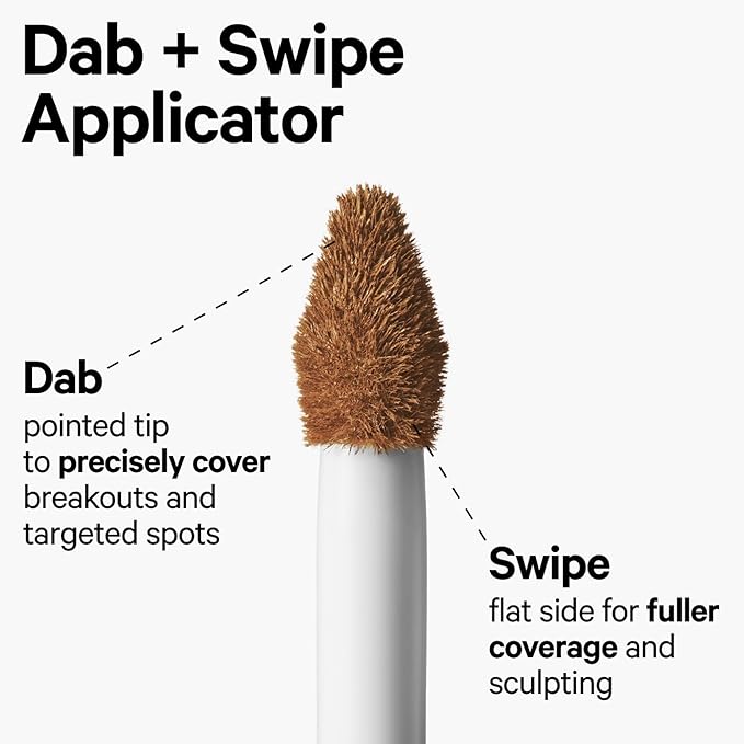 Milk Makeup Future Fluid All Over Cream Concealer, 5W (Fair with Warm Undertones) - 0.28 fl oz - Medium-to-Full Coverage - Up to 12-Hour Wear - Crease-Proof Finish - Vegan, Cruelty Free-Velvo Beauty