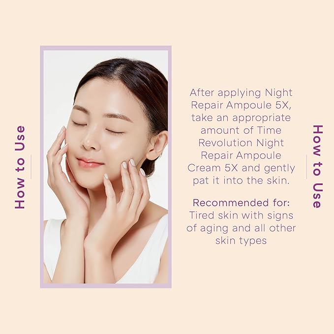 MISSHA Time Revolution Night Repair Ampoule Cream (5th Gen) 1.69 Fl Oz - Triple Fermented Deep-Sleep Night Cream - Overnight Care for Enhanced Radiance, Korean Skincare-Velvo Beauty