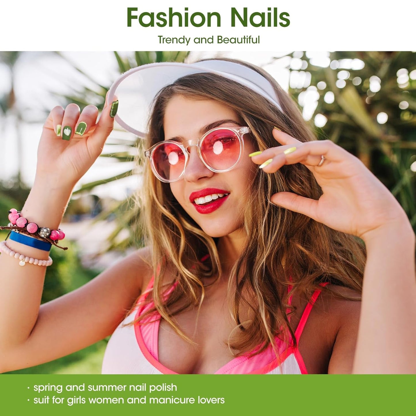 GELLEN Green Nail Polish Non Gel, Fast Air Drying Traditional Regular Green Nail Polish Spring Summer Full Size 6 Colors Lemon Olive Avocado Grass Mint Lime Set for Women Manicure St. Patrick's Day-Velvo Beauty