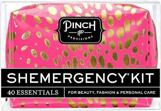 Pinch Provisions Shemergency Kit for Her, 40 Emergency Essential Items, Compact, Multi-Functional Pouch, Gift for Women, Birthday, Bachelorette Parties, and More!-Velvo Beauty