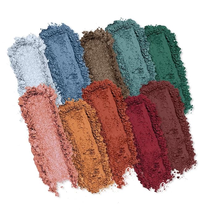 Profusion Cosmetics 10 Shade Eyeshadow Palette - High Pigmented Multi-Finish Colors, Vegan & Cruelty-Free, Create Stunning Looks On-the-Go - Travel-Friendly & Versatile Makeup, Meadow-Velvo Beauty