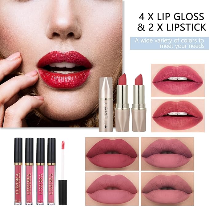 Makeup Kit Full Kit for Women Makeup Kit Full Kit for Teenagers Eyeshadow Palette Lip Gloss Foundation Mascara Eyeliner Cosmetic Brushes Cosmetic Bag etc. (20Middle)-Velvo Beauty