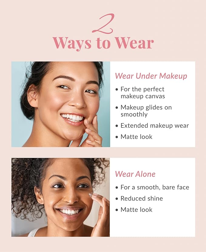 DHC Velvet Skin Coat, Mattifying Makeup Primer, Powder-Gel Formula, Minimizes look of pores, fine lines, and Imperfections, All skin types, Fragrance and Colorant Free, 0.52 oz. Net wt-Velvo Beauty