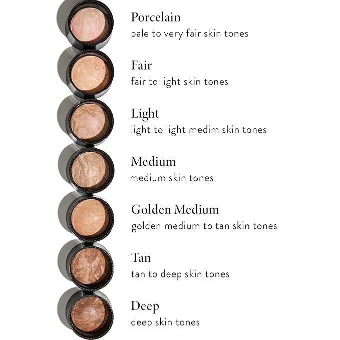 LAURA GELLER NEW YORK Award-Winning Baked Balance-n-Brighten To Go Travel Size Color Correcting Powder Foundation - Porcelain - Buildable Light to Medium Coverage - Demi-Matte Natural-Velvo Beauty