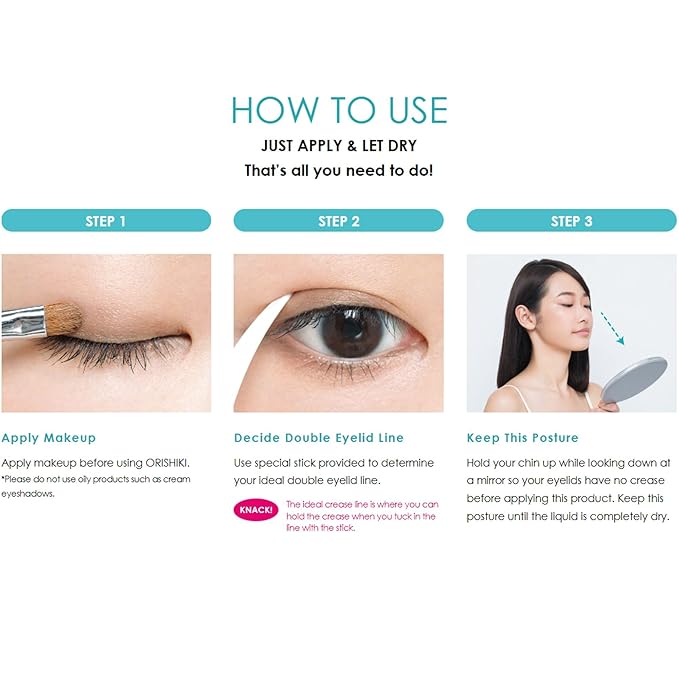 DUP ORISHIKI Eyelid Skin Film, Invisible Eyelid Lifter, Natural Eye Lid Defining Makeup Stick, Double Eyelid Lift for Droopy Eyes, Japanese Instant Natural Eye Makeup, Invisible Film Eyelid Maker-Velvo Beauty
