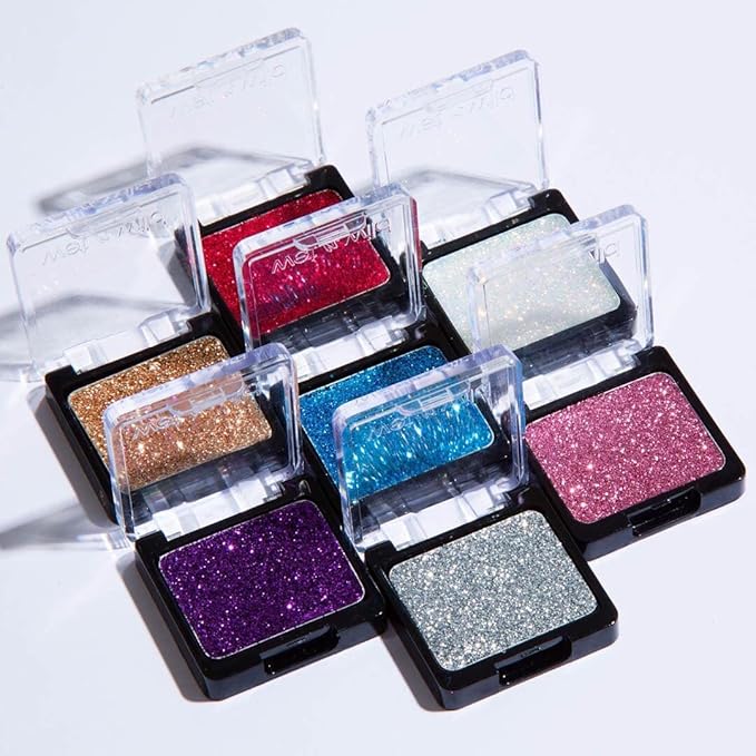 wet n wild Color Icon Eyeshadow Glitter - Ultra-Pigmented, Vitamin E Infused for a Silky-Smooth Moisturizing Application, Cruelty-Free & Vegan - Groupie-Velvo Beauty