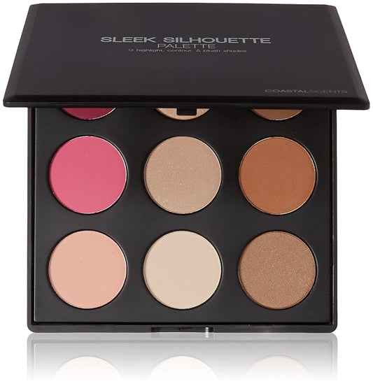 Coastal Scents Sleek Silhouette Palette, 7.17 Ounce-Velvo Beauty