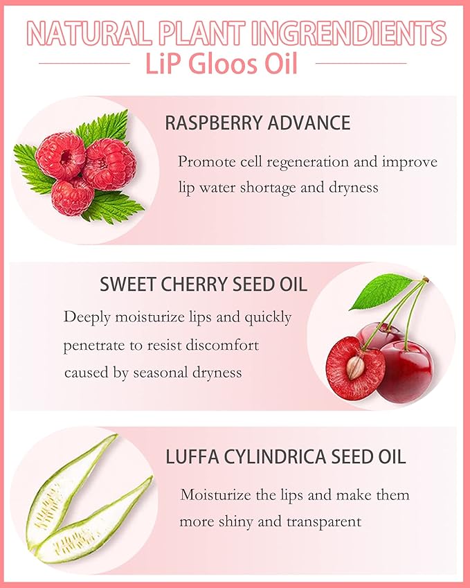 Tinted Moisturizing Lip Glow Oil,Hydrating Plumping Lip Gloss Lip Care Clear Toot Lip Oil for Dry Lip,Glow Reviver Lip Oil,Shine Lip Tint Stain Lip Care Product,Christmas Makeup Gift for Women-#017-Velvo Beauty