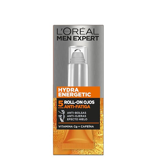 L'Oreal Paris Men Expert Gel Ultra Moisturising Anti-Fatigue Hydra Energetic – 10 ml Eye Roll-On-Velvo Beauty