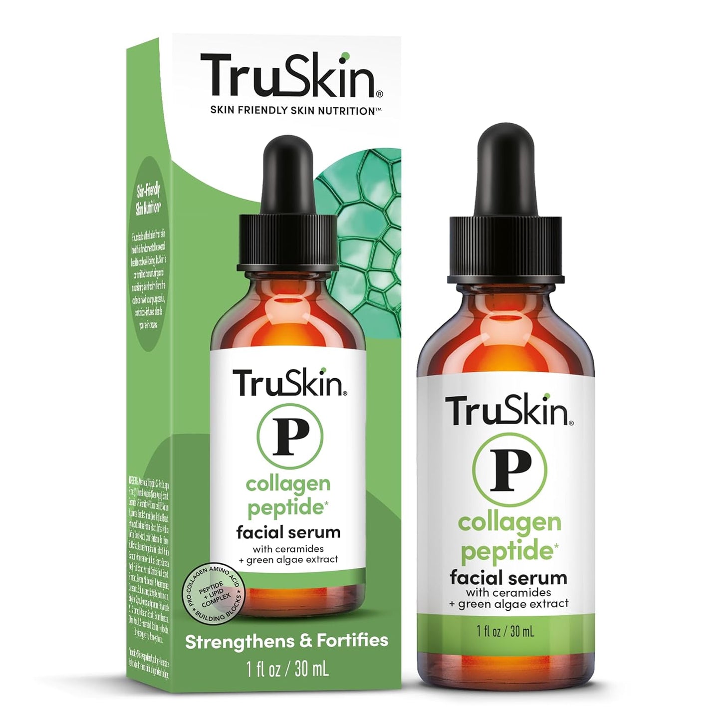 TruSkin Pro Collagen Multi Peptides Serum for Face – Anti Aging Face Serum with TriPeptide-29 & Ceramides – Support Skin’s Natural Collagen & Skin Barrier for Firmer-Looking Skin – 1 fl. Oz-Velvo Beauty
