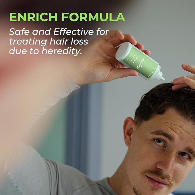 Capillus Enrich Serum, Hair Growth Serum for Hair Loss and Regrowth, Castor Oil and Cinnamon Extract help Strengthen Hair Follicles and Reverse Hair Loss & Hair thinning-Velvo Beauty