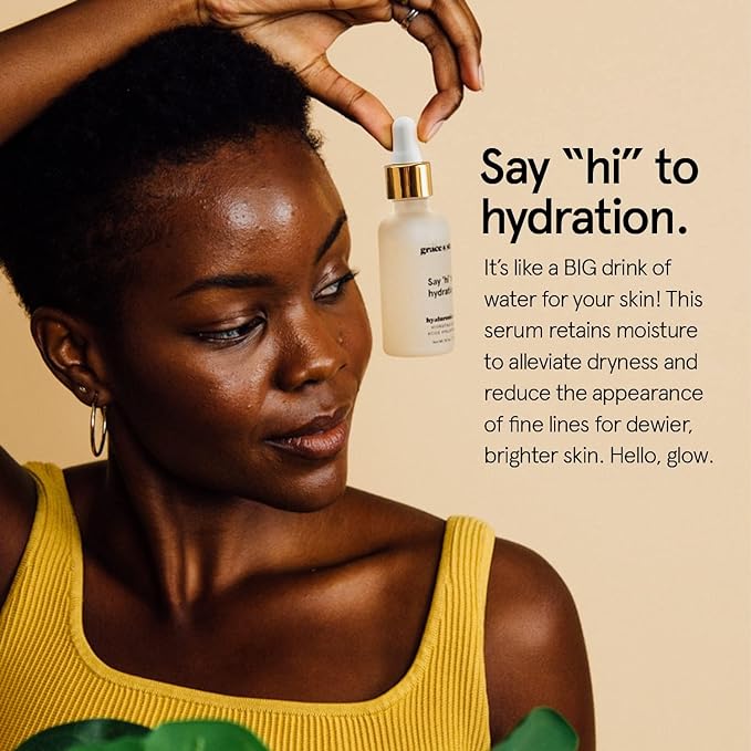 grace & stella Award Winning Hyaluronic Acid Serum (10ml/0.34 fl oz) Hyaluronic Acid Serum for Face - Acido Hialuronico Face Serums for Women - Hydrating, Remove Fine Lines, Wrinkles - Anti Aging-Velvo Beauty