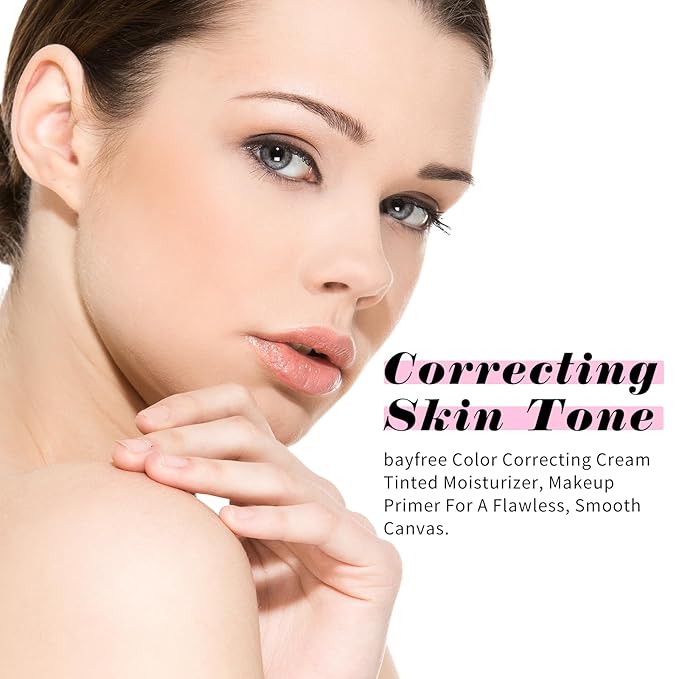 Color Correcting Cream Tinted Moisturizer, Makeup Primer for A Flawless, Smooth Canvas, Formulated with Centella Asiatica and Vitamin E-Velvo Beauty