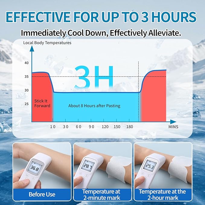 Disposable Instant Cooling Gel Eye Masks, Soothing Relief for Tired Eyes & Cooling Sensation, Eye Patches for Puffy Eyes,10 Packs-Velvo Beauty