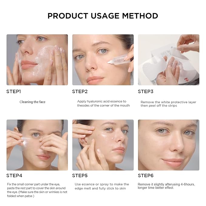 Under Eye Mask Wrinkle Patches, Under Eye Mask Amino Acid & Collagen,Eye Masks for Dark Circles and Puffiness,Eye Wrinkle Pads & Patches-Velvo Beauty