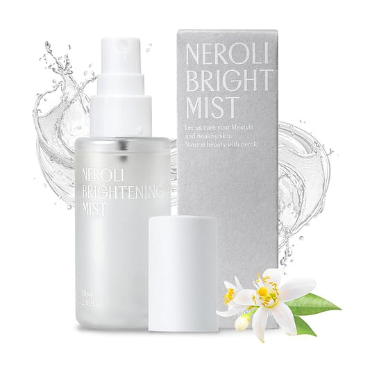 PINKWONDER Neroli Mist 2.36oz (70ml), Hydrating Facial Spray with Neroli & Jojoba Oil, Glowing and Radiant Skin, Antioxidant, Korean Skincare-Velvo Beauty