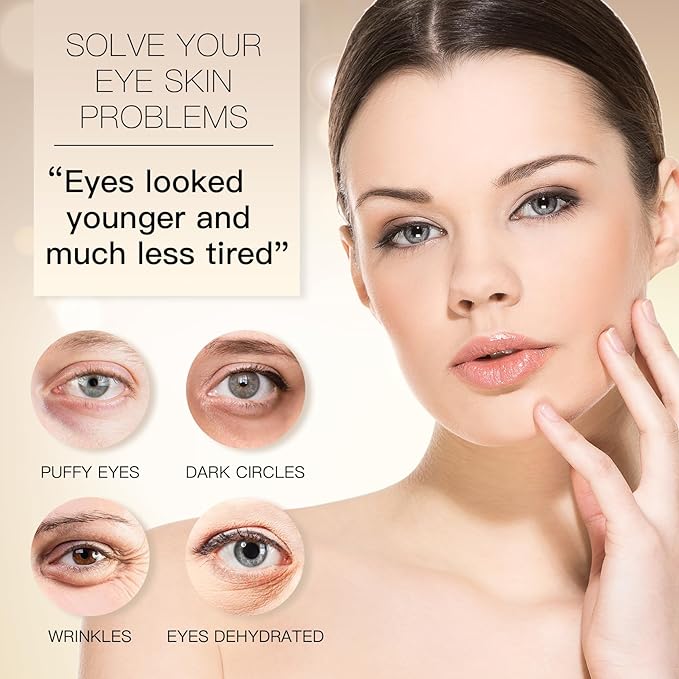 Under Eye Patches for Puffy Eyes: 60PCS Collagen Eye Gels Pads - 24K Gold Under Eye Mask - Reduce Dark Circles & Bags - Skin Eye Care Products-Velvo Beauty