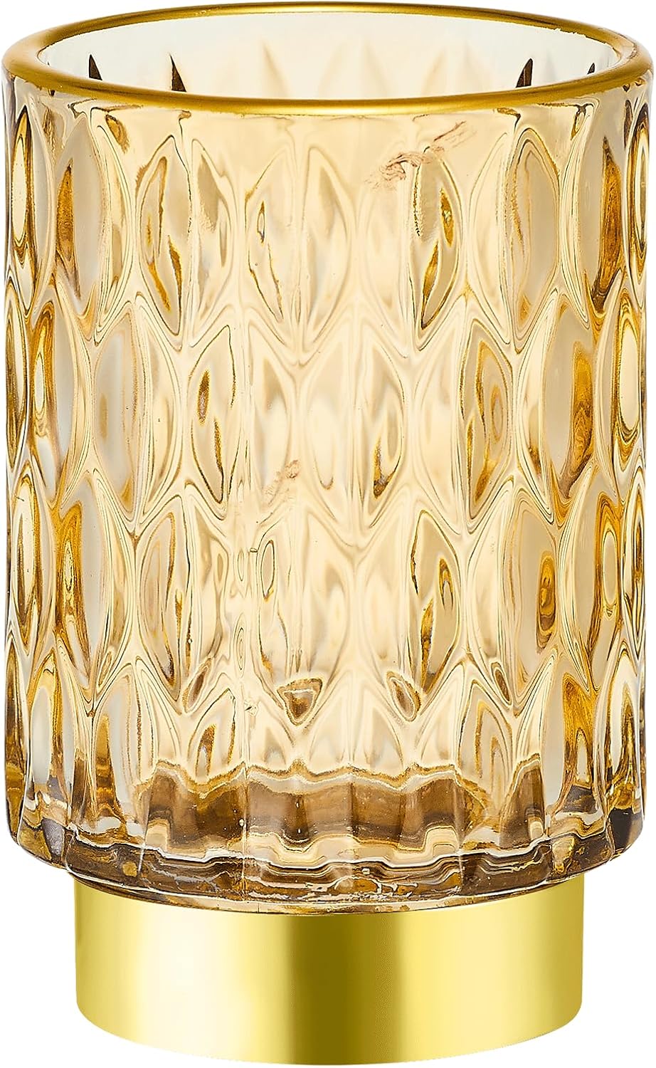 Makeup Brush Holder Organizer,Toothbrush Holders,Desk Pen Pencil Holder,Multifunctional Vintage Glass Brush Cup（A39-2-US）-Velvo Beauty