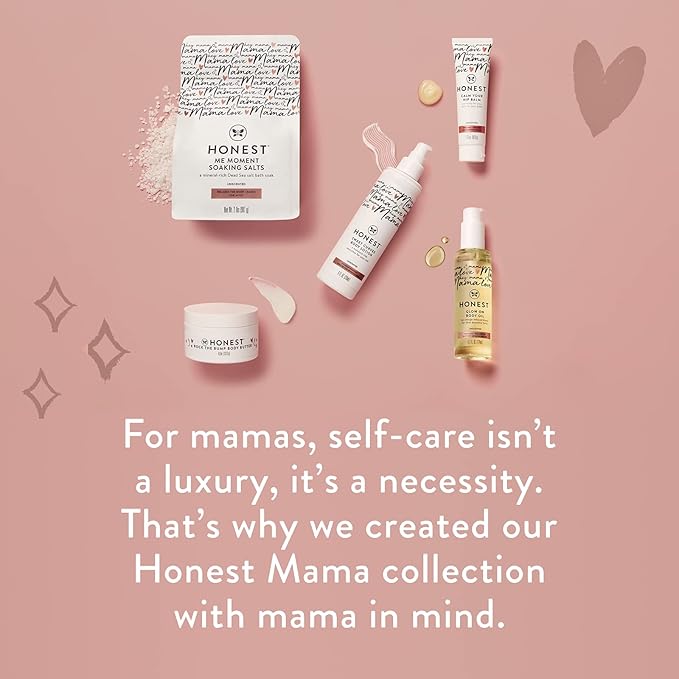 The Honest Company Honest Mama Body + Belly Bump Love Bundle | Moisturizing, Plant-Based Oil + Stretch Mark Butter Cream-Velvo Beauty